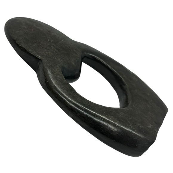 Vintage Shona Zimbabwe Hand Carved Stone Figural Man Abstract - Picture 8 of 10